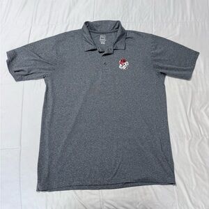 Pro Edge Charcoal UGA Polo Shirt